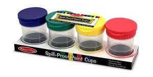 Spill-Proof Paint Cups