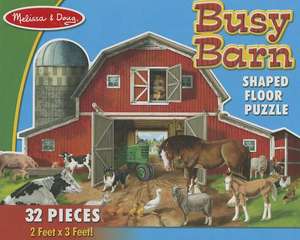 Busy Barn Shaped Floor Puzzle (32 Pieces) de Melissa & Doug