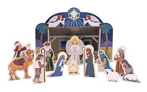 Wooden Nativity Set, US and Some Other Countries Market de Melissa & Doug