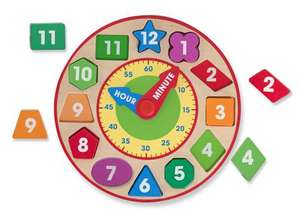 Shape Sorting Clock de Melissa & Doug