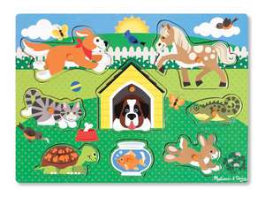 Pets Peg Puzzle de Melissa & Doug