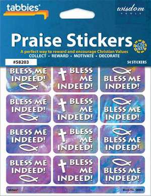 Tabbies Praise Stickers - Bless Me de Tabbies