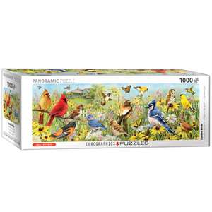 Backyard Birds Panoramic 1000pc