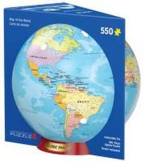 Map of the World Tin