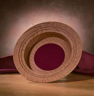 Oaktone Offering Plate, Hs794