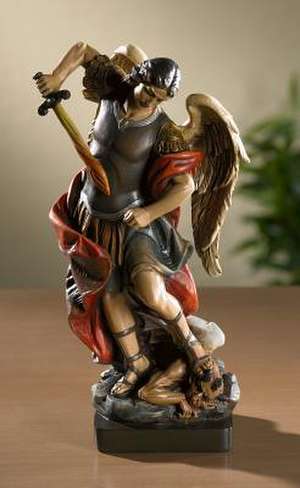 8" St Michael Statue, Ps989: Ps985