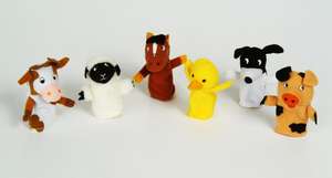 Old MacDonald Animal Finger Puppets de Pam Adams