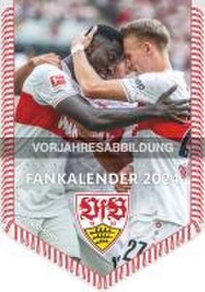 VfB Stuttgart 2025 - Bannerkalender - Fan-Kalender - Fußball-Kalender - 29,7x42 - Sport de Neumann