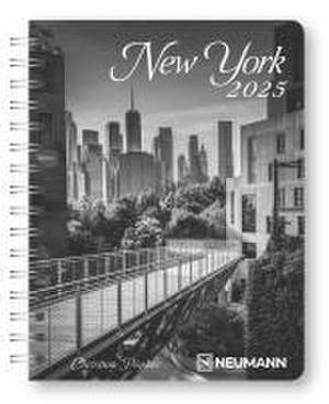 New York 2025 - Diary - Buchkalender - Taschenkalender - 16,5x21,6 de Neumann