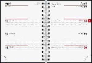 rido/idé 7013102025 Taschenkalender Modell perfect/Technik I (2025) "Confetti"| 2 Seiten = 1 Woche| A6| 160 Seiten| PP-Einband| mint