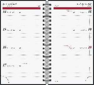 rido/idé 7014104905 Taschenkalender Modell Timing 2 (2025)| 2 Seiten = 1 Woche| A6| 176 Seiten| PP-Einband| schwarz