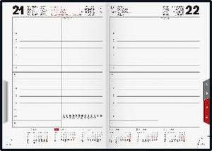 rido/idé 7028903905 Buchkalender Modell ROMA 1 (2025)| 1 Seite = 1 Tag| A5| 416 Seiten| Balacron-Einband| schwarz