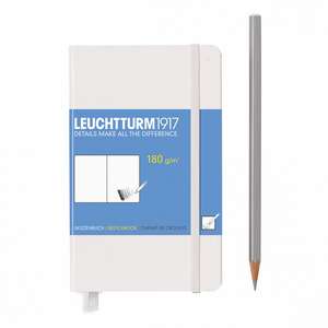 Agendă Sketchbook Leuchtturm (A6): White, Pocket