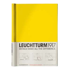 Springback binder Leuchtturm: Lemon, 200 de file