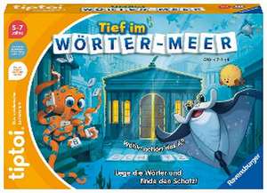 Ravensburger tiptoi 00103 Tief im Wörter-Meer, Spiel für Kinder von 5-7 Jahren, für 1-4 Spieler de Michael Kallauch