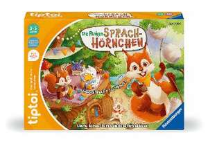 Ravensburger tiptoi Spiel 00203 - Die flinken Sprach-Hörnchen - Lernspiel ab 3 Jahren, für 1-4 Spieler de Janet Kneisel