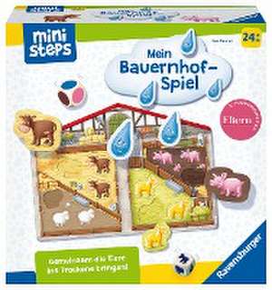 Ravensburger ministeps 4173 Unser Bauernhof-Spiel, Erstes Spiel rund um Tiere, Farben und Formen - Spielzeug ab 2 Jahre de Eva Danner