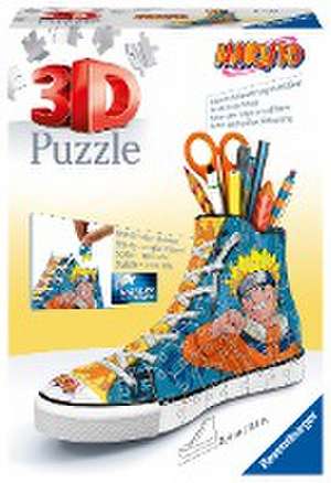 Ravensburger 3D Puzzle 11543 Sneaker Naruto - Praktischer Stiftehalter - 108 Teile - Schreibtisch-Organizer für Kinder ab 8 Jahren