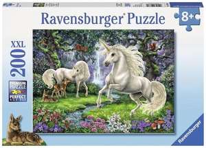 Geheimnisvolle Einhörner. Puzzle 200 Teile XXL