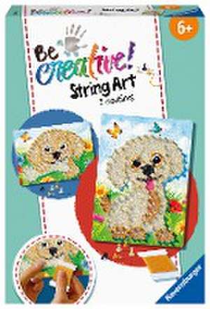 BeCreative String Art Hunde - Kreative Fadenbilder mit süßen Welpen, für Kinder ab 6 Jahren