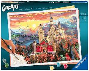 Ravensburger CreArt - Malen nach Zahlen 20278 - Fairytale Castle - ab 14 Jahren