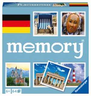 Ravensburger Deutschland memory® - 20883 - der Spieleklassiker quer durch Deutschland, Merkspiel für 2-8 Spieler ab 6 Jahren de William H. Hurter