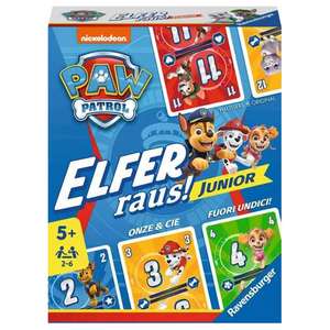 Ravensburger 20953 PAW Patrol Elfer raus! Junior - Einfaches Kartenspiel für 2-6 Spieler ab 5 Jahren de (c) Hausser