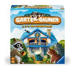 Ravensburger 22698 - Garten-Gauner: 1, 2, 3 - Wer schleicht vorbei? - Kinderspiel ab 6 Jahren für 2-4 Personen de Anthony Perone