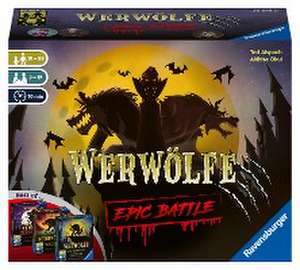 Ravensburger 26858 - Werwölfe - Epic Battle, Best-of der Spielereihe für 3-10 Spieler, Gesellschaftsspiel ab 10 , Partyspiel de Ted Alspach