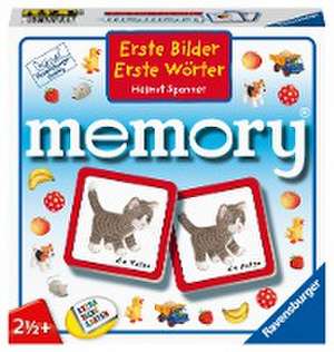 Ravensburger Kinderspiele, 88688 Erste Bilder - Erste Wörter memory®, mit Motiven aus dem Kinderbuch Bestseller von Helmut Spannner, Spielzeug ab 2 Jahren de Helmut Spanner