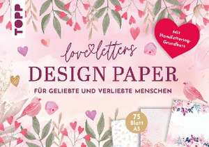 Design Paper Love Letters A5 de Ludmila Blum