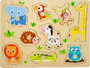 Setzpuzzle Zootiere