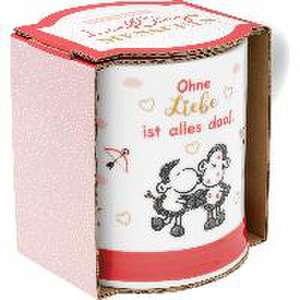 Sheepworld Tasse Motiv "Ohne Liebe ist alles doof"