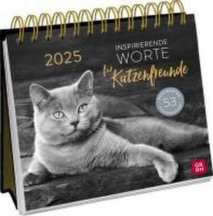 Postkartenkalender 2025: Inspirierende Worte für Katzenfreun