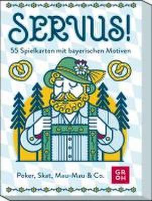 Servus! 55 Spielkarten mit bayerischen Motiven de Groh Verlag