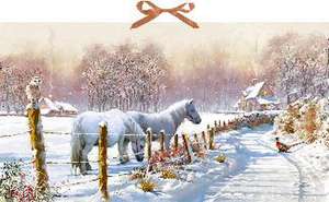 Wand-Adventskalender - Winterponys de Richard Mcneil