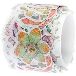 Washi Sticker Futschikato, Blumen FSC MIX, 200 Stk, 2x2 cm