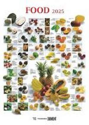 Food 2025 - Bildkalender 50x70 cm - mit kurzen Beschreibungen zu den Obst- und Gemüsesorten - Küchenkalender - Dumont - Posterkalender de DUMONT Kalender