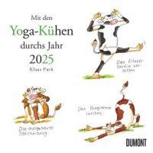 Mit den Yoga-Kühen durchs Jahr 2025 - Wandkalender - Quadratformat 23 x 23 cm de DUMONT Kalender