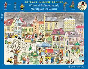 Wimmel-Rahmenpuzzle Winter Motiv Marktplatz 48 Teile de Rotraut Susanne Berner