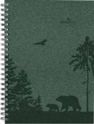 Wochenplaner Nature Line Pine 2025 - Taschen-Kalender A5 - 1 Woche 2 Seiten - Ringbindung - 128 Seiten - Umwelt-Kalender - mit Hardcover - Alpha Edition de Alpha Edition