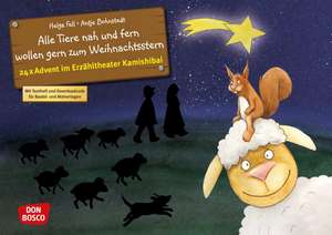 Alle Tiere nah und fern wollen gern zum Weihnachtsstern. Adventskalender. de Helga Fell