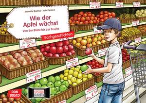 Wie der Apfel wächst. Von der Blüte bis zur Frucht. Kamishibai Bildkartenset. de Lydia Hauenschild