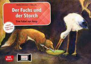 Der Fuchs und der Storch. Eine Fabel von Äsop. Kamishibai Bildkartenset. de Monika Lefin-Kirsch