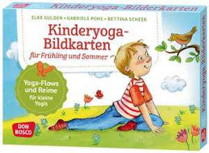 Kinderyoga-Bildkarten für Frühling und Sommer de Elke Gulden