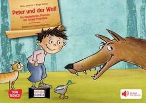 Peter und der Wolf. Ein musikalisches Märchen von Sergej Prokofjew. Kamishibai Bildkartenset de Heinz Janisch