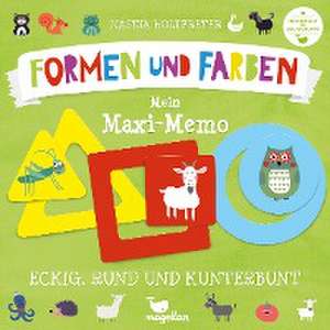 Eckig, rund und kunterbunt - Mein Maxi-Memo - Formen und Farben de Nastja Holtfreter