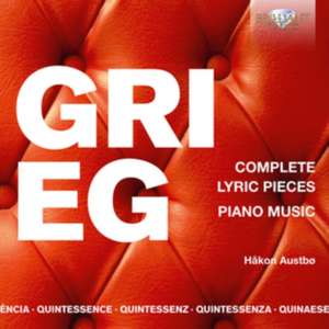 Grieg:Complete Lyric Pieces,Piano Music de Hakon Austboe