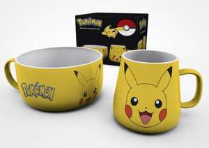 POKEMON Breakfast Set Mug + Bowl Pikachu