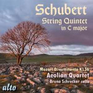 Quintett D 956/Divertimento K 136 de Aeolian String Quartet/Schrecker